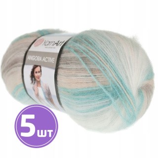 Пряжа YarnArt Angora Active (852), мультиколор, 5 шт. по 100 г