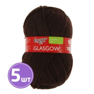 Пряжа Семеновская Glasgow (1443), махагон 5 шт. по 100 г Пряжа Семеновская Glasgow (1443), махагон 5 шт. по 100 г