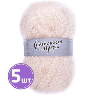 Пряжа Семеновская Angora Goat (671), кремовый 5 шт. по 100 г Пряжа Семеновская Angora Goat (671), кремовый 5 шт. по 100 г