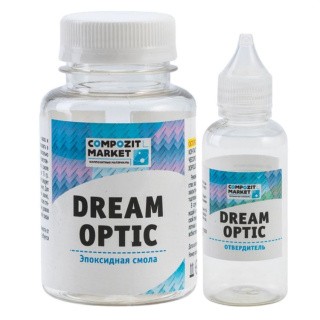 Прозрачная эпоксидная смола Dream Optic 150 г модифицированная Прозрачная эпоксидная смола Dream Optic 150 г модифицированная