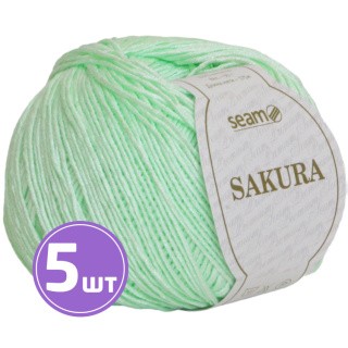 Пряжа SEAM SAKURA (Сакура) (993), весна, 5 шт. по 50 г