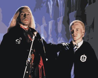 Картина по номерам «Гарри Поттер: Драко и Люциус Малфой 2»