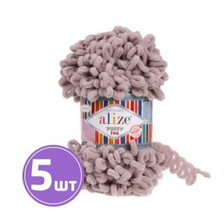 Пряжа ALIZE Puffy Fine 14 (268), голубь, 5 шт. по 100 г Пряжа ALIZE Puffy Fine 14 (268), голубь, 5 шт. по 100 г