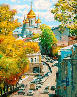 Картина по номерам «Новый облик любимого города» Картина по номерам «Новый облик любимого города»