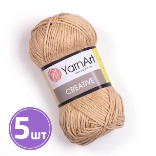 Пряжа YarnArt Creative (233), кремовый, 5 шт. по 50 г Пряжа YarnArt Creative (233), кремовый, 5 шт. по 50 г