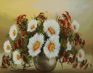 Алмазная вышивка «Ромашки» Алмазная вышивка «Ромашки»
