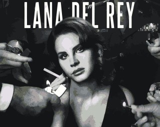 Картина по номерам «Lana Del Rey Лана Дель Рей: С сигаретой»