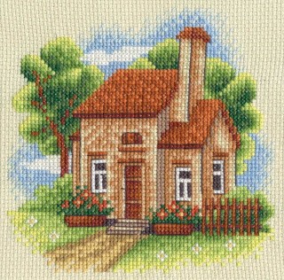 Набор для вышивания «Домик в саду»