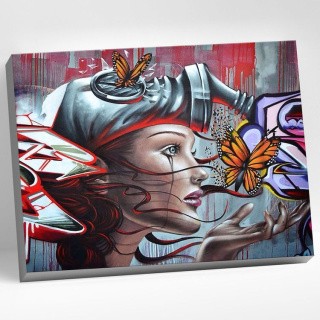 Картина по номерам «Стрит-арт-граффити» Картина по номерам «Стрит-арт-граффити»