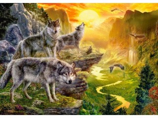 Пазлы «Долина волков»