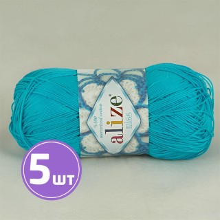 Пряжа ALIZE Miss (16), темно-бирюзовый, 5 шт. по 50 г Пряжа ALIZE Miss (16), темно-бирюзовый, 5 шт. по 50 г