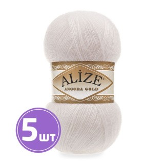 Пряжа ALIZE Angora Gold (599), речной жемчуг, 5 шт. по 100 г