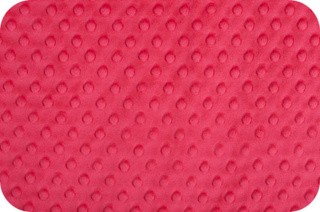 Плюш CUDDLE DIMPLE, 48x48 см, 455 г/м2, 100% полиэстер, цвет: WATERMELON, Peppy
