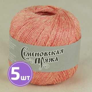 Пряжа Семеновская Mone (15586), шампанское-коралл 5 шт. по 100 г Пряжа Семеновская Mone (15586), шампанское-коралл 5 шт. по 100 г