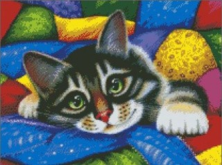 Алмазная вышивка «Кот»
