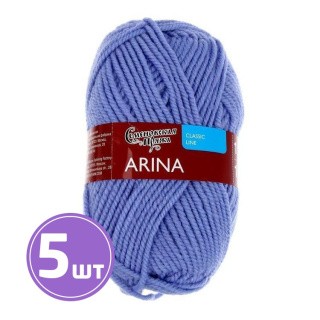 Пряжа Семеновская Arina (955), гиацинт, 5 шт. по 100 г Пряжа Семеновская Arina (955), гиацинт, 5 шт. по 100 г