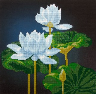 Алмазная вышивка «Лотосы» Алмазная вышивка «Лотосы»