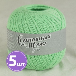 Пряжа Семеновская HIT max (30086), светло-зеленый 5 шт. по 100 г Пряжа Семеновская HIT max (30086), светло-зеленый 5 шт. по 100 г