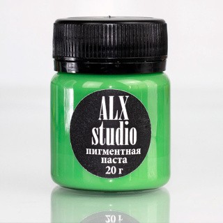 Краситель для эпоксидной смолы салатовый, 20 г, ALX Studio