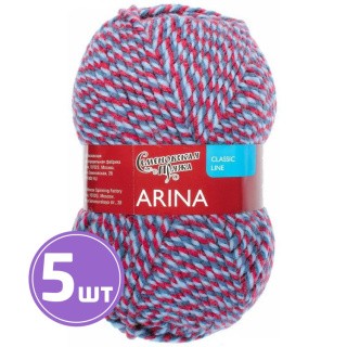 Пряжа Семеновская Arina (4611), мозаика, 5 шт. по 100 г Пряжа Семеновская Arina (4611), мозаика, 5 шт. по 100 г