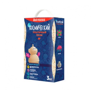 Космический песок 3 кг, зеленый (с песочницей и формочками) Космический песок 3 кг, зеленый (с песочницей и формочками)