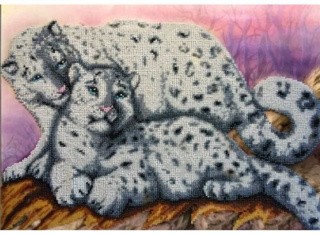 Набор вышивки бисером «Барсы» Набор вышивки бисером «Барсы»