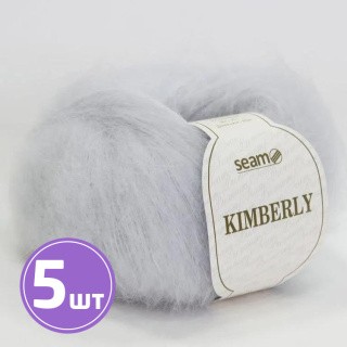 Пряжа SEAM KIMBERLY (06056), бледно-серо-голубой, 5 шт. по 25 г
