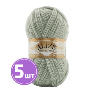 Пряжа ALIZE Angora Gold (881), меланж морская пена, 5 шт. по 100 г Пряжа ALIZE Angora Gold (881), меланж морская пена, 5 шт. по 100 г