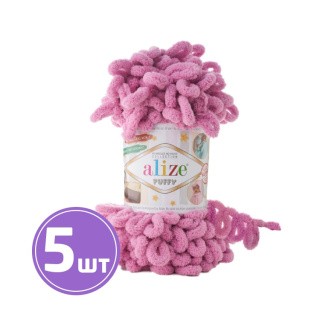 Пряжа ALIZE Puffy (98), сухая роза, 5 шт. по 100 г Пряжа ALIZE Puffy (98), сухая роза, 5 шт. по 100 г