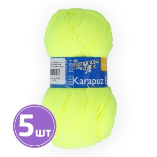 Пряжа Семеновская Karapuz Eco (5234), яркий лайм 5 шт. по 50 г Пряжа Семеновская Karapuz Eco (5234), яркий лайм 5 шт. по 50 г