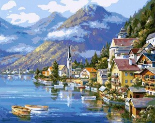 Картина по номерам «Хальштадт. Австрия» Картина по номерам «Хальштадт. Австрия»