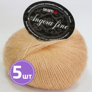 Пряжа SEAM Angora fine (141118), песочный, 5 шт. по 50 г