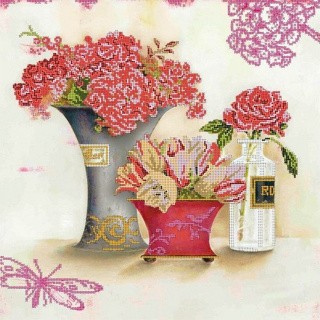 Рисунок на канве «Красный натюрморт» Рисунок на канве «Красный натюрморт»