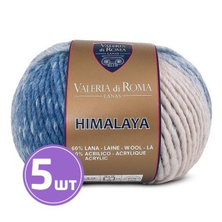 Пряжа SEAM Valeria di Roma Himalaya (225), бело-голубой, 5 шт. по 100 г