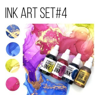 Набор алкогольных чернил, Set#4, Craft Alcohol INK