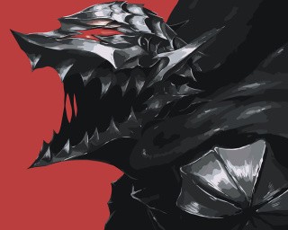 Картина по номерам «Берсерк Berserk манга аниме: Гатс броня» Картина по номерам «Берсерк Berserk манга аниме: Гатс броня»