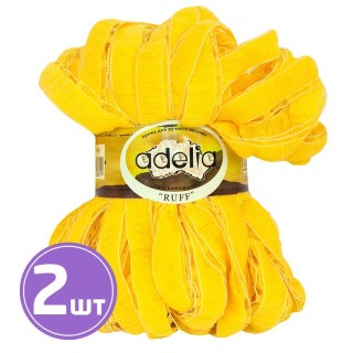 Пряжа Adelia RUFF (06), желтый, 2 шт. по 150 г Пряжа Adelia RUFF (06), желтый, 2 шт. по 150 г