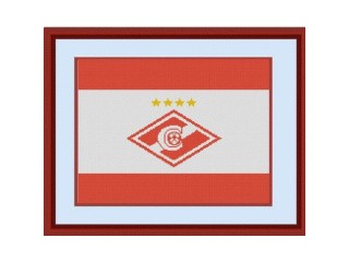 Рисунок на ткани «ФК «Спартак»