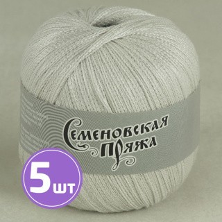 Пряжа Семеновская Test 86 (36651), перламутр+В_х1, 5 шт. по 100 г Пряжа Семеновская Test 86 (36651), перламутр+В_х1, 5 шт. по 100 г