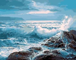 Картина по номерам «Водная стихия» Картина по номерам «Водная стихия»