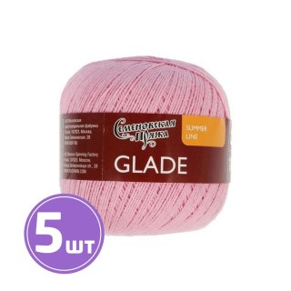 Пряжа Семеновская Glade (30020), розовый 5 шт. по 100 г Пряжа Семеновская Glade (30020), розовый 5 шт. по 100 г