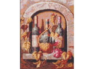 Набор для вышивания «Натюрморт с вином»