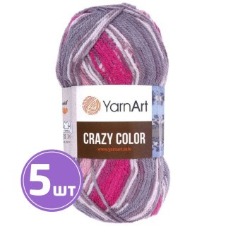Пряжа YarnArt Crazy Color (176), мультиколор, 5 шт. по 100 г