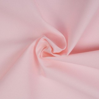 Ткань Поплин стрейч, 5 м x 150 см, 125 г/м², цвет: бледно-розовый, TBY
