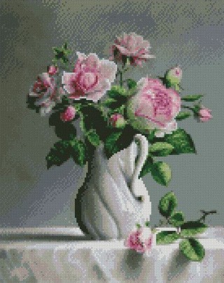 Алмазная вышивка «Букет пионов»
