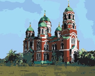 Картина по номерам «Храм» Картина по номерам «Храм»