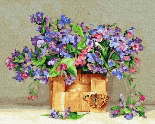 Картина по номерам «Бузин. Медуницы» Картина по номерам «Бузин. Медуницы»