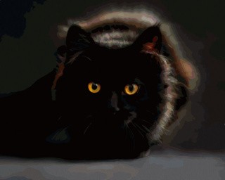 Картина по номерам «Кошка перед прыжком» Картина по номерам «Кошка перед прыжком»