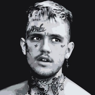 Картина по номерам «Рэпер Лил Пип Lil Peep: чб портрет» Картина по номерам «Рэпер Лил Пип Lil Peep: чб портрет»