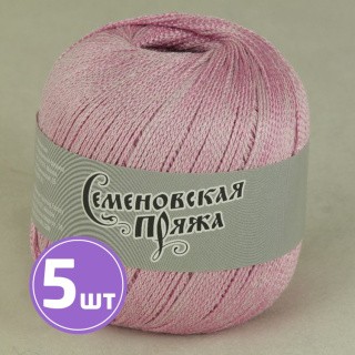 Пряжа Семеновская Mone (6228), перламутр-розовый 5 шт. по 100 г Пряжа Семеновская Mone (6228), перламутр-розовый 5 шт. по 100 г